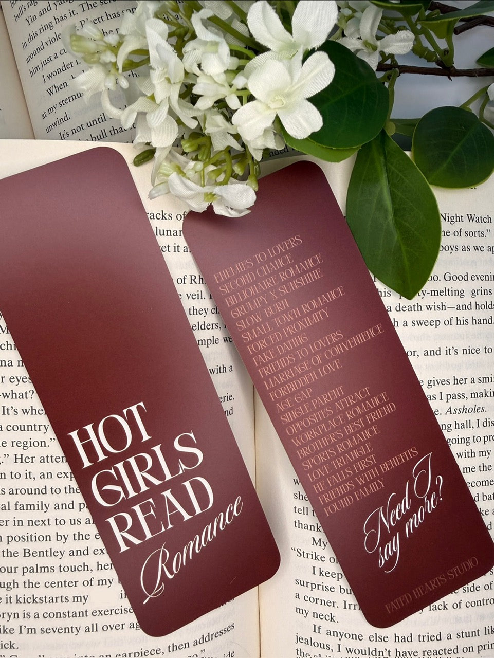 Hot Girls Read Romance Bookmark