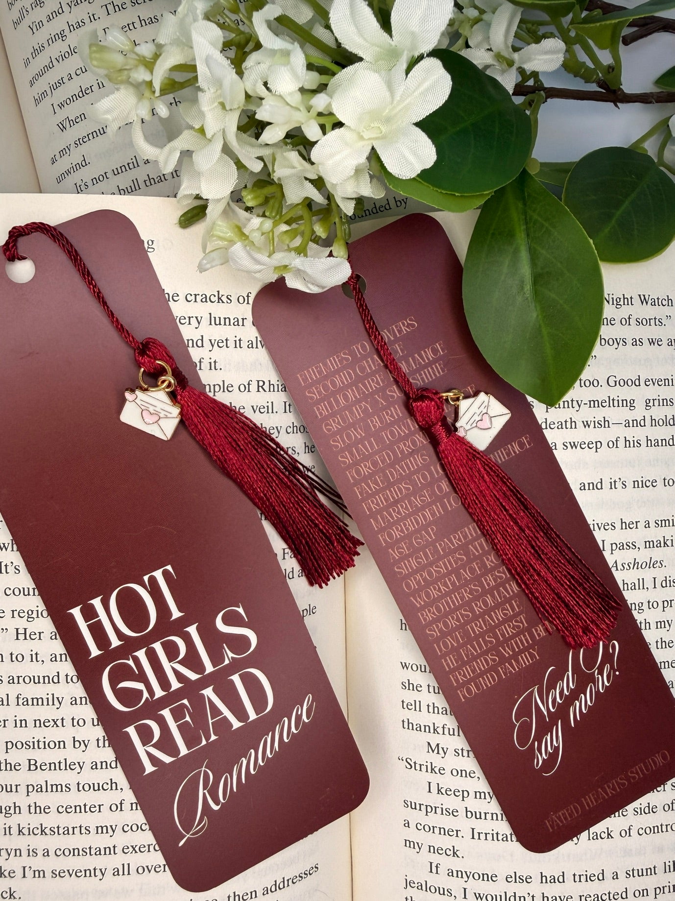 Hot Girls Read Romance Bookmark