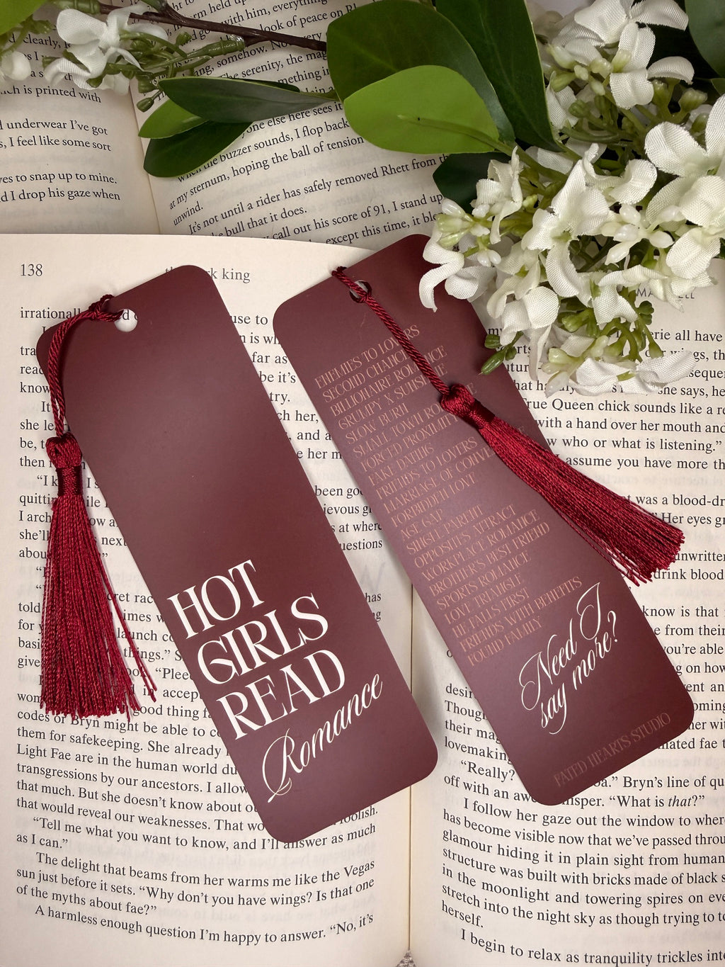 Hot Girls Read Romance Bookmark