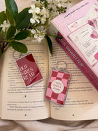 Hot Girls Read Romance Keychain