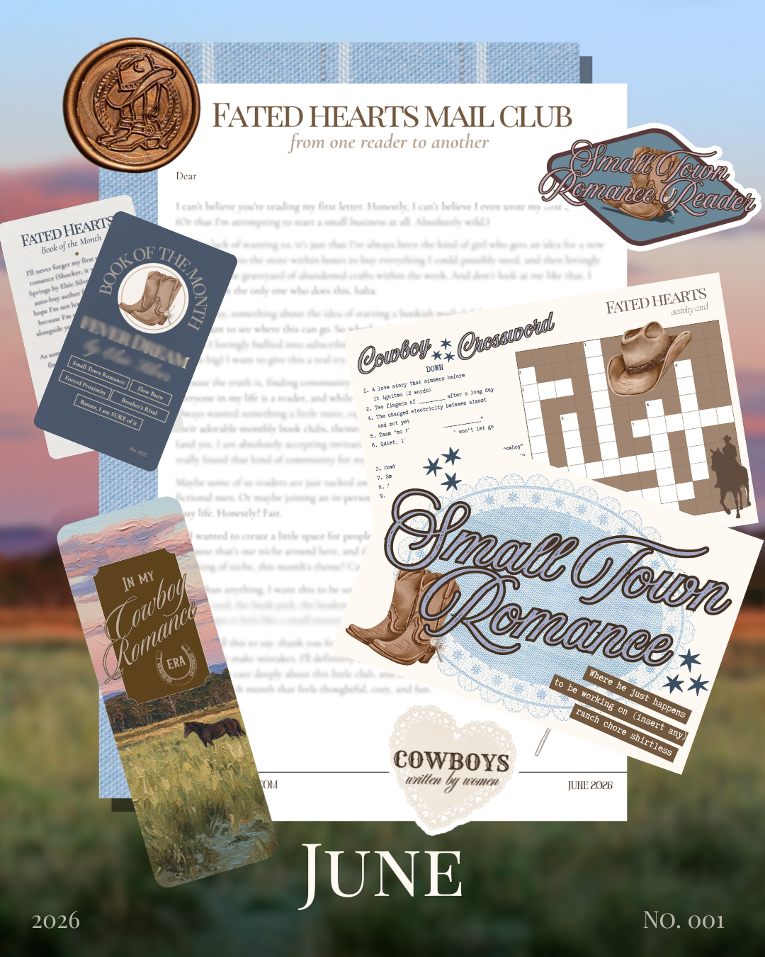 Fated Hearts Mail Club — Monthly Subscription (International)